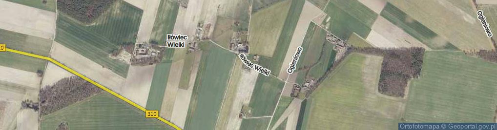 Zdjęcie satelitarne Iłówiec Wielki ul.